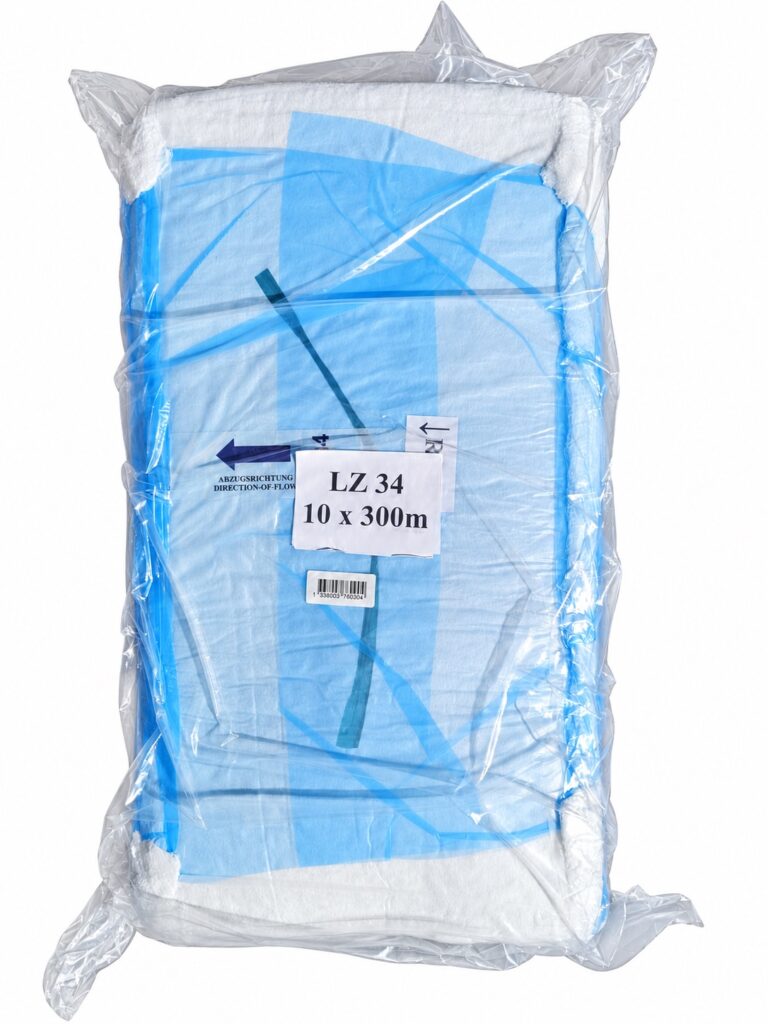 LZ 34 bála, 10 × 300 m, kék fóliában